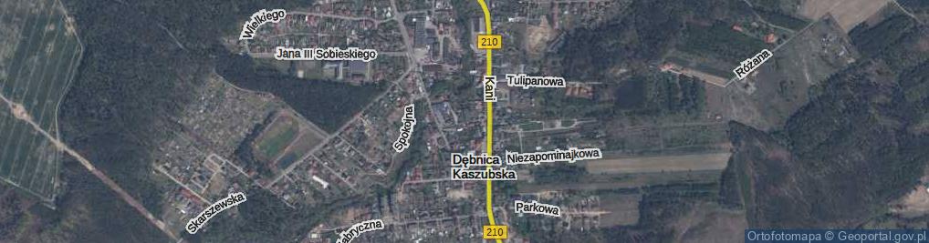 Zdjęcie satelitarne Strażacka ul.